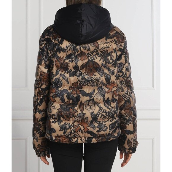 MARC CAIN SPORT TS 12.07 W11 Reversible Floral Camo Printed Puffer Coat, Size S - Picture 6 of 15